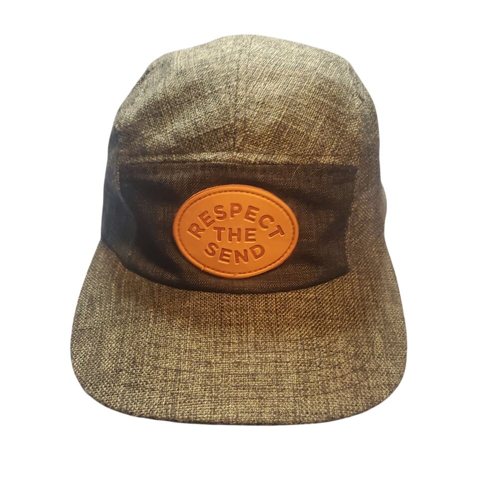 Jerry of the Day One Size Respect The Send Snow Boarding Adjustable Hat Gray